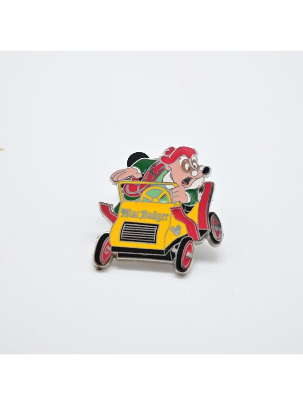 Disney Hidden Mickey Mr Toad's Wild Ride MacBadger Driving Car Pin